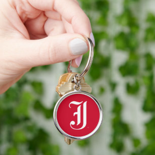 Jacksonville State University Klassieke JSU brief Sleutelhanger