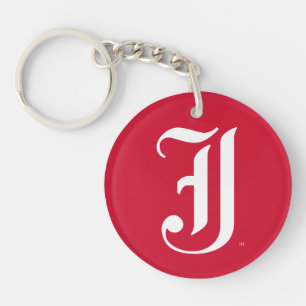 Jacksonville State University Klassieke JSU brief Sleutelhanger