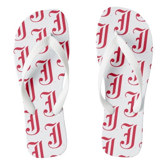 Jacksonville State University Klassieke JSU brief Teenslippers (Voetbed)