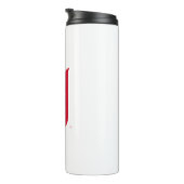 Jacksonville State University Klassieke JSU brief Thermosbeker (Geroteerd rechts)