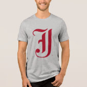 Jacksonville State University Klassieke JSU brief Tri-Blend Shirt (Voorkant)