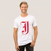 Jacksonville State University Klassieke JSU brief Tri-Blend Shirt (Voorkant volledig)