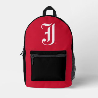 Jacksonville State University Klassieke JSU-letter Bedrukte Rugzak