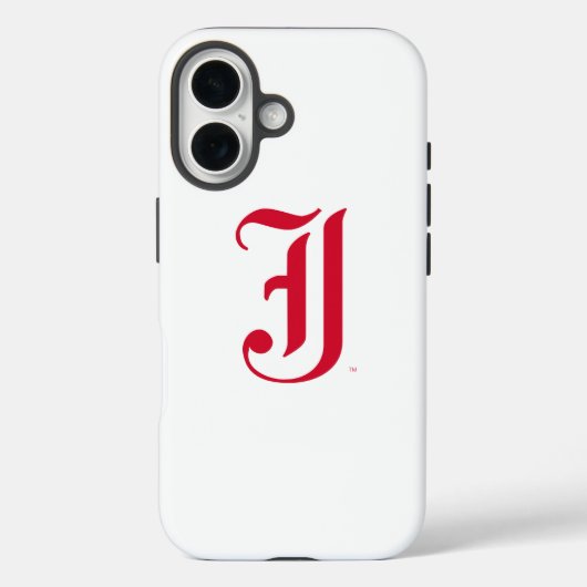 Jacksonville State University Klassieke JSU-letter Case-Mate iPhone Case (Achterkant)