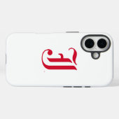 Jacksonville State University Klassieke JSU-letter Case-Mate iPhone Case (Achterkant (horizontaal))