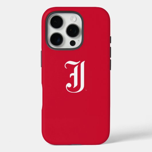 Jacksonville State University Klassieke JSU-letter Case-Mate iPhone Case (Achterkant)