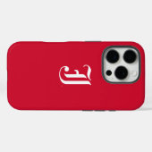 Jacksonville State University Klassieke JSU-letter Case-Mate iPhone Case (Achterkant (horizontaal))