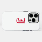 Jacksonville State University Klassieke JSU-letter Case-Mate iPhone Case (Achterkant (horizontaal))