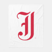 Jacksonville State University Klassieke JSU-letter Fleece Deken (Voorkant)