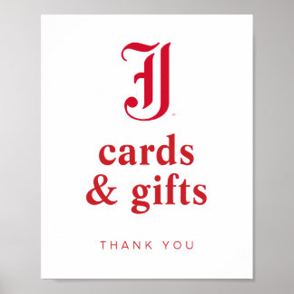 Jacksonville State University Klassieke JSU-letter Poster