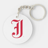 Jacksonville State University Klassieke JSU-letter Sleutelhanger (Achterkant)