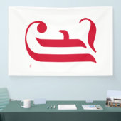 Jacksonville State University Klassieke JSU-letter Spandoek (Beurs)