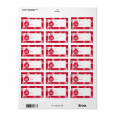 Jacksonville State University Vakantie Etiket (Full Sheet)