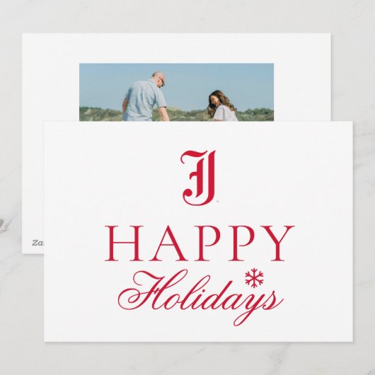 Jacksonville State University Vakantie Feestdagenkaart (Voorkant / Achterkant)