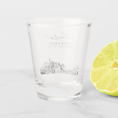 Jacksonville Trouw Geschenk Proost Shotglas Shot Glas (Achterkant)