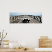 Jacksonville Vissen Pier Poster (Keuken)
