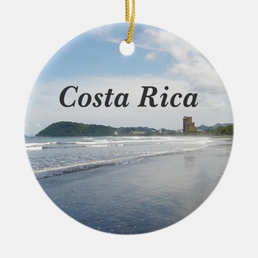 Jaco Beach in Costa Rica Keramisch Ornament (Voorkant)