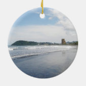 Jaco Beach in Costa Rica Keramisch Ornament (Achterkant)