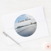 Jaco Beach in Costa Rica Ronde Sticker (Envelop)