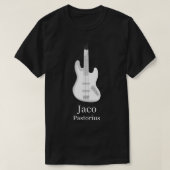 Jaco Pastorius Jazz Bassist T-shirt (Design voorkant)