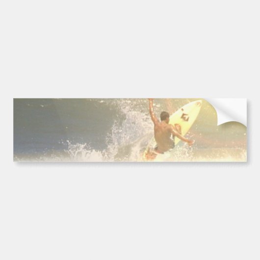 Jaco Surfer Bumpersticker (Voorkant)