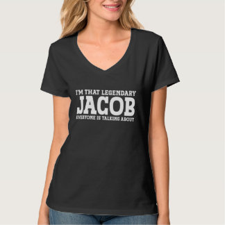 Jacob Achternaam Funny Team Familie Achternaam Jac T-shirt