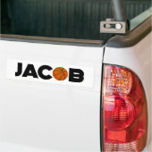 Jacob Basketball Bumpersticker (Op Truck)