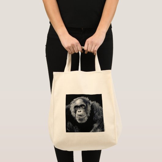 "Jacob" Chimpanzee-Canvas tas (Voorkant (product))