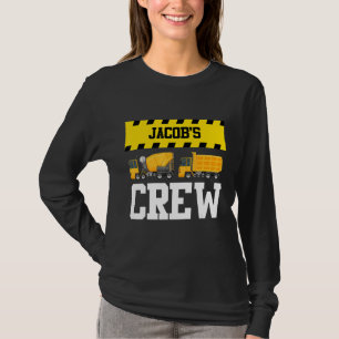 Jacob Construction Crew Custom Dumptruck Truc T-shirt