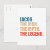 Jacob De Man De Mythe De Legende Briefkaart (Voorkant / Achterkant)