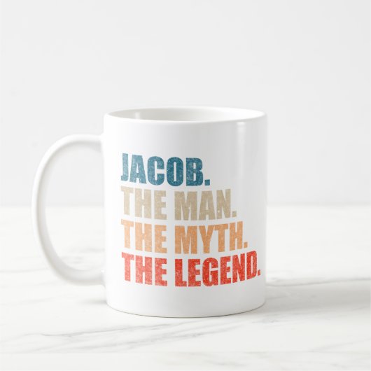 Jacob De Man De Mythe De Legende Koffiemok (Links)