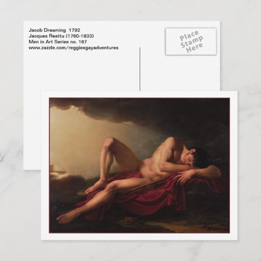 Jacob Dreaming van Reattu Briefkaart (Voorkant / Achterkant)