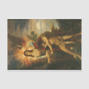 Jacob en de Angel van Gustave Moreau Tissuepapier