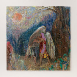 Jacob en de engel | Odilon Redon | Legpuzzel