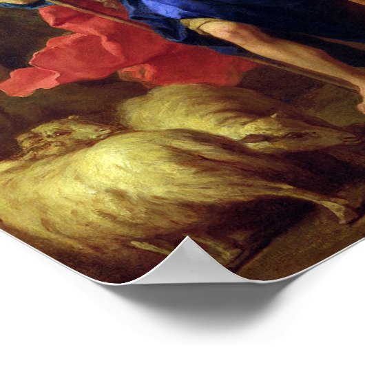 Jacob en Laban, vóór 1737 Poster (Hoek)