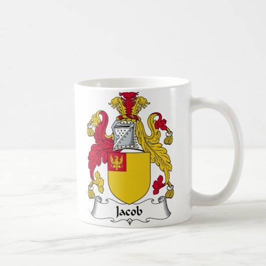 Jacob Family Crest Koffiemok (Rechts)