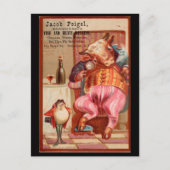 Jacob Feigel Harness en Vintage Briefkaart (Voorkant)