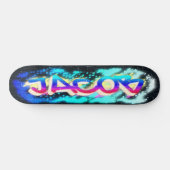 JACOB Gepersonaliseerd Graffiti Skateboard (Horizontaal)