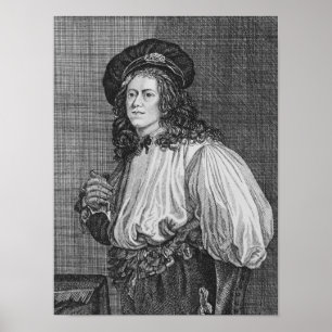 Jacob Hall, de beroemde Rope Dancer, 1792 Poster