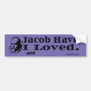 Jacob heb ik graag Bumpersticker