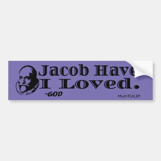 Jacob heb ik graag Bumpersticker (Voorkant)
