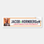 Jacob Hornberger Libertarian for President 2020 Bumpersticker (Voorkant)