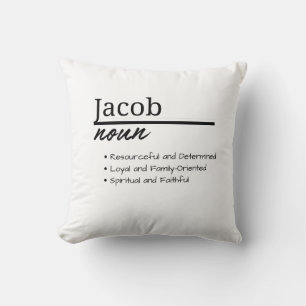 Jacob, jongen gepersonaliseerde naam definitie kussen