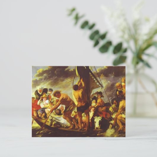 Jacob Jordaens - Ferry Boat naar Antwerpen Briefkaart (Staand voorkant)