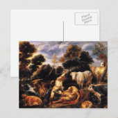 Jacob Jordaens- Mercure killArgos Briefkaart (Voorkant / Achterkant)