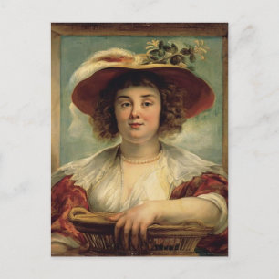 Jacob Jordaens - Portret van de dochter van de kun Briefkaart