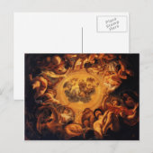 Jacob Jordaens- Psyche gehost op Olympus Briefkaart (Voorkant / Achterkant)