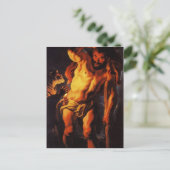 Jacob Jordaens - Saint Christopher carry Child Briefkaart (Staand voorkant)