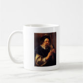 Jacob Jordaens - Self-Portrait als Bagpipe Player Koffiemok (Links)