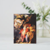 Jacob Jordaens - Terugkeer uit Egypte van de Heili Briefkaart (Staand voorkant)